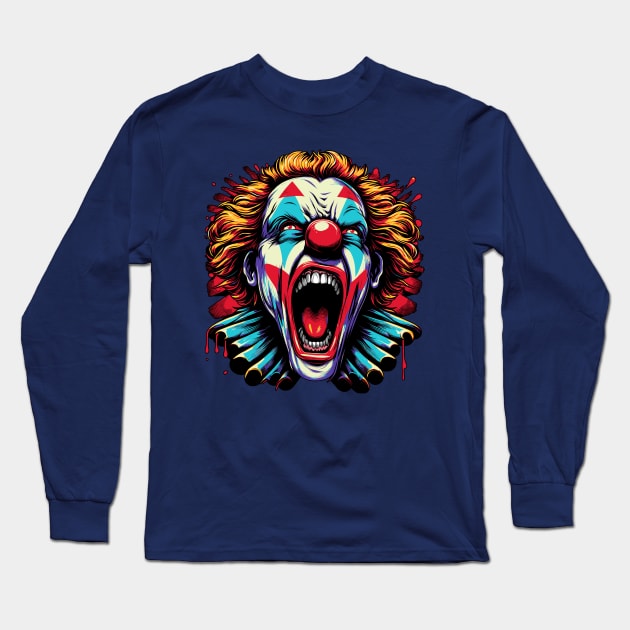 Clown Long Sleeve T-Shirt by coxemy